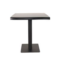Label51 Restauranttafel 70x70x74 cm - tree edge - zwart