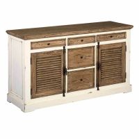 Amanda dressoir - 160 cm - wit