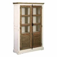 Amanda vitrinekast - 120 cm - wit