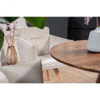 Moods Collection Amsterdam draaistoel hout - naturel - beige
