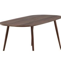 Svea Viro deens ovale eettafel - 180 x 90 cm - donkerbruin
