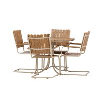 Valentina eettafelset - naturel - polyhout