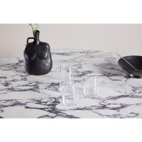 Schneider ronde eettafel - ø120 cm - marmerlook/naturel