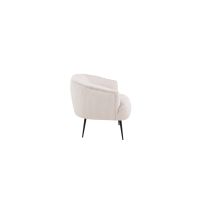 Svea Vona fauteuil - ribstof - beige