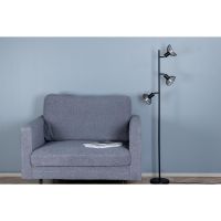 Malta vloerlamp - 3-lamps - zwart