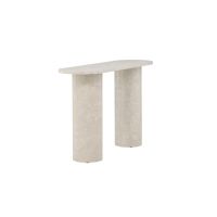 Svea Morel ovale sidetable - 130 cm - marmerlook