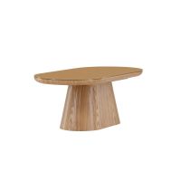 Violetta ovale salontafel - 60 x 120 cm - naturel