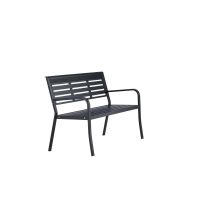 Layla tuinbank - 125 cm - zwart