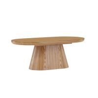 Violetta ovale salontafel - 60 x 120 cm - naturel