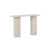 Svea Morel ovale sidetable - 130 cm - marmerlook