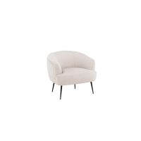 Svea Vona fauteuil - ribstof - beige