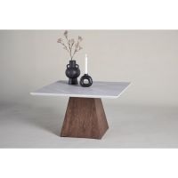 Svea Clara vierkante salontafel - 80 x 80 cm - marmerlook
