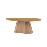 Violetta ovale salontafel - 60 x 120 cm - naturel