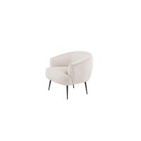 Svea Vona fauteuil - ribstof - beige