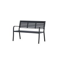 Layla tuinbank - 125 cm - zwart