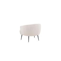 Svea Vona fauteuil - ribstof - beige
