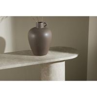 Svea Morel ovale sidetable - 130 cm - marmerlook