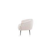 Svea Vona fauteuil - ribstof - beige