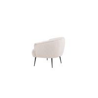 Svea Vona fauteuil - ribstof - beige