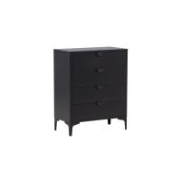 Svea Molvo ladekast - 4 laden - zwart