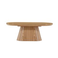 Violetta ovale salontafel - 60 x 120 cm - naturel