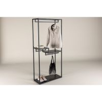 Ilaria kledingrek - 85 x 188 cm - zwart