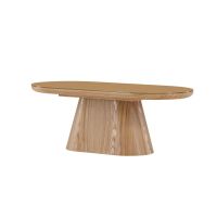 Violetta ovale salontafel - 60 x 120 cm - naturel