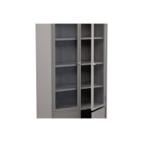 Svea Noma vitrinekast - 80 x 190 cm - lichtgrijs