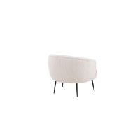 Svea Vona fauteuil - ribstof - beige