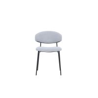 Tiko eetkamerstoel - boucle - lichtblauw