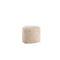 Troy poef - teddy - beige