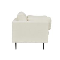 Kiva fauteuil - teddy - wit