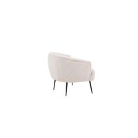 Svea Vona fauteuil - ribstof - beige