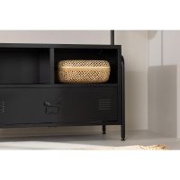 Zanda kledingrek - 175 x 100 cm - zwart