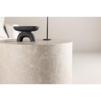 Melissa ronde salontafel - ø 80 cm - beige