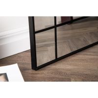 Giada rechthoekige spiegel - 67 x 193 cm - zwart