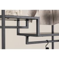 Ilaria kledingrek - 85 x 188 cm - zwart