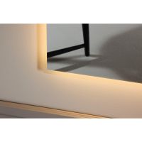 Farah gebogen spiegel met led verlichting - 185 x 70 cm