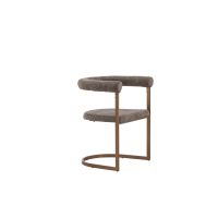 Zelo eetkamerstoel - boucle - bruin