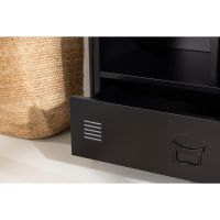 Zanda kledingrek - 175 x 100 cm - zwart