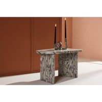 Vincenzo organische salontafel - 45 x 70  cm - grijs