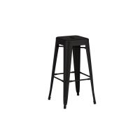 Metpe barkruk 76 cm - zwart