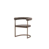 Zelo eetkamerstoel - boucle - bruin