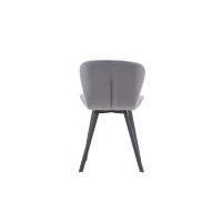 Jilla eetkamerstoel - velvet - grijs