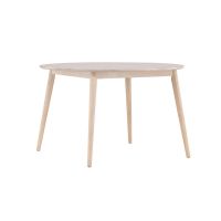 Ugo ronde eettafel - ø120 cm - rubberhout - whitewash