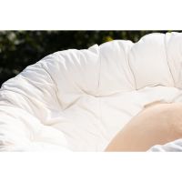 Ivan loungestoel - zwart- rattan