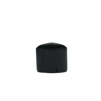 Troy poef - velvet - zwart