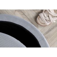 Svea Blaze poef - rib - grijs