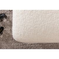 Kira hocker - teddy - wit