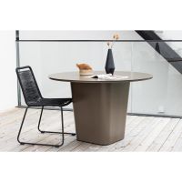 Mert ronde tuintafel - ø120 cm - bruin